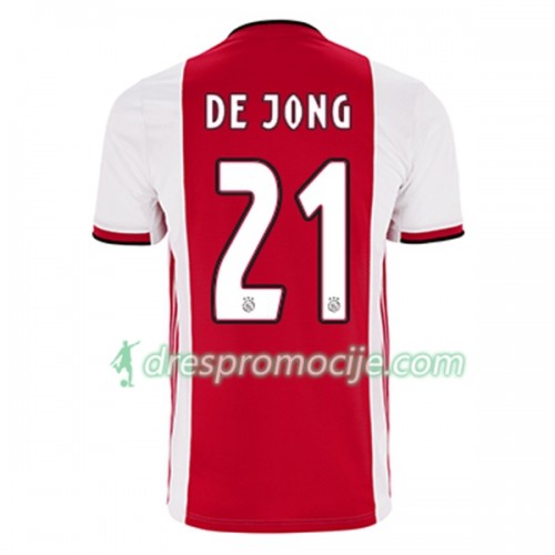 AFC Ajax Dres Frenkie de Jong 21 Domaći 2019/20 Kratkih Rukava AFC Ajax Dres Frenkie de Jong 21 Domaći 2019/20 Kratkih Rukava